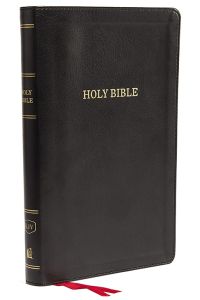 KJV Deluxe Thinline Reference Bible, Leather-Look Black - Case of 24